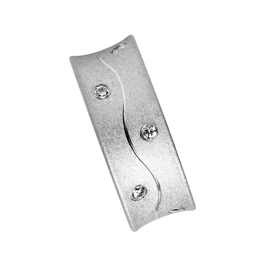 Juweel Trouwring Amici Zilver 925 Parelmat Zirconium 5229-CC/01 Juweel Trouwring Amici Zilver 925 Parelmat Zirconium 5229-CC/01