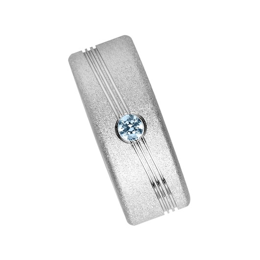 Juweel Trouwring Amici Zilver 925 Parelmat Zirconium 5231-B/01 Juweel Trouwring Amici Zilver 925 Parelmat Zirconium 5231-B/01