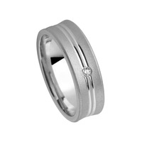 Juweel Trouwring Amici Zilver 925 Zirconium 5239/01 Juweel Trouwring Amici Zilver 925 Zirconium 5239/01