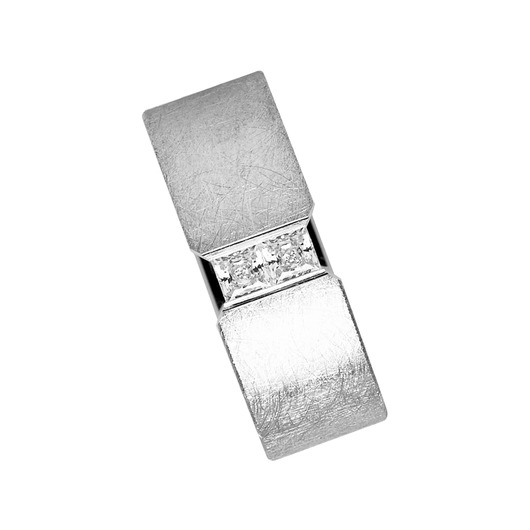 Juweel Trouwring Amici Zilver 925 Ijsmat Zirconium 5233-C/01 Juweel Trouwring Amici Zilver 925 Ijsmat Zirconium 5233-C/01