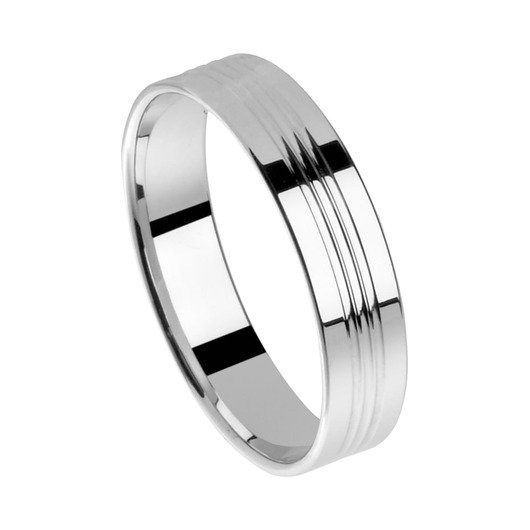 Juweel Trouwring Amici Witgoud 18 karaat 5707-W/50 Juweel Trouwring Amici Witgoud 18 karaat 5707-W/50