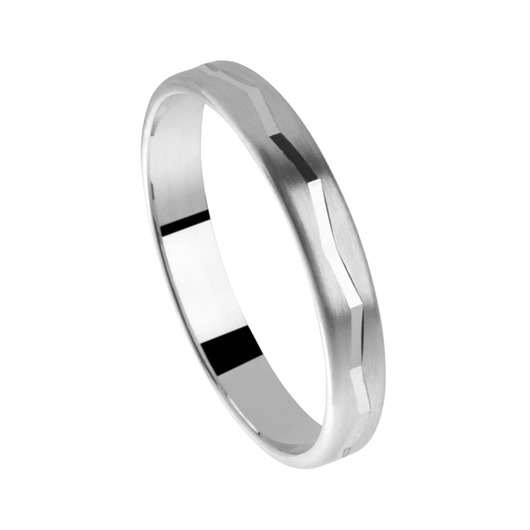 Juweel Trouwring Amici Witgoud 18 karaat 5709-W/30 Juweel Trouwring Amici Witgoud 18 karaat 5709-W/30