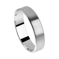 Juweel Trouwring Amici Witgoud 18 karaat 5711-W/50 Juweel Trouwring Amici Witgoud 18 karaat 5711-W/50