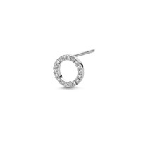 Juweel DIAMANTI PER TUTTI FULL CIRCLE OF LIFE OORBEL M1851 WHITE  Juweel DIAMANTI PER TUTTI FULL CIRCLE OF LIFE OORBEL M1851 WHITE