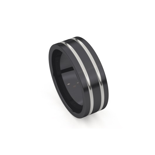 Juweel AMICI TROUWRING STAAL 5670XSM/80  Juweel AMICI TROUWRING STAAL 5670XSM/80