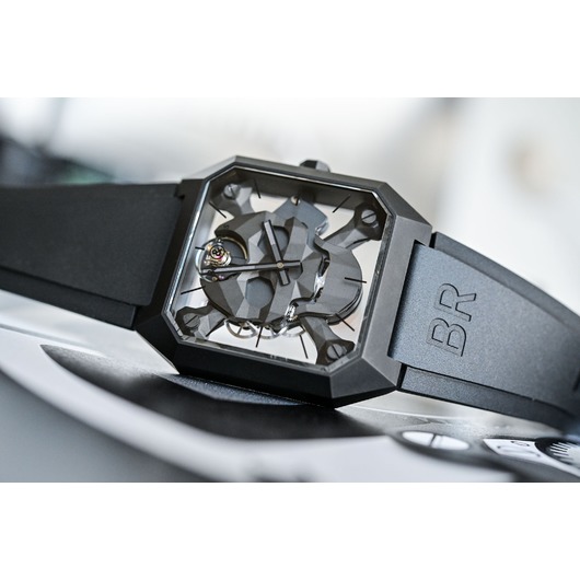 Horloge Bell & Ross BR 01 Cyber Skull Limited Edition BR01-CSK-CE/SRB