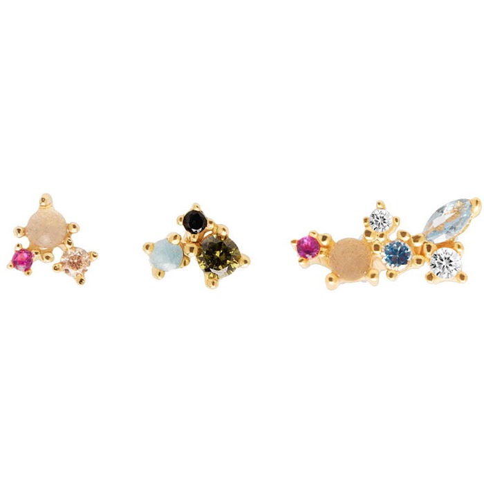 Juweel PDPaola ATELIER LA PALETTE GOLD OORBELLEN AR01-209-U 