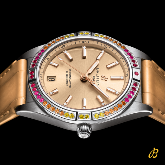 Horloge Breitling Chronomat automatic 36 beige South Sea A10380611A1P1 