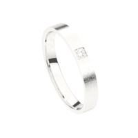 Juweel Trouwring Traditions Platina Briljant 8T129CP/30 Juweel Trouwring Traditions Platina Briljant 8T129CP/30