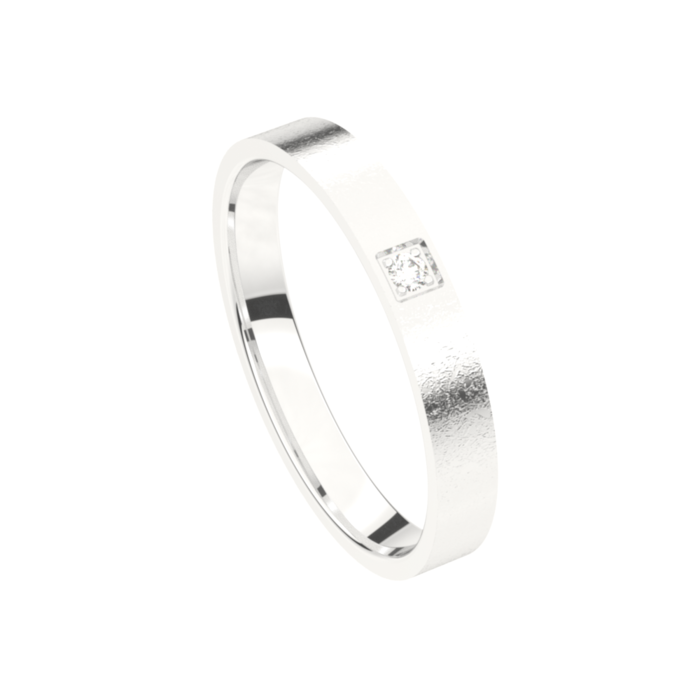 Juweel Trouwring Traditions Platina Briljant 8T129CP/30