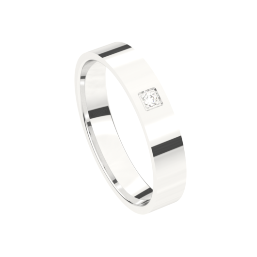 Juweel Trouwring Traditions witgoud 18 karaat Briljant 8T120CW/40 Juweel Trouwring Traditions witgoud 18 karaat Briljant 8T120CW/40