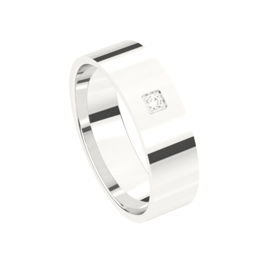 Juweel Trouwring Traditions witgoud 18 karaat Briljant 8T120CW/60 Juweel Trouwring Traditions witgoud 18 karaat Briljant 8T120CW/60