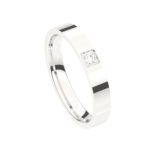 Juweel Trouwring Traditions witgoud 18 karaat Briljant 8T160DW/35 Juweel Trouwring Traditions witgoud 18 karaat Briljant 8T160DW/35