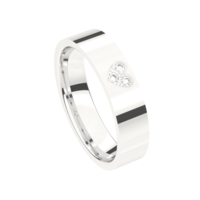 Juweel Trouwring Traditions witgoud 18 karaat Briljant 8T160IW/50 Juweel Trouwring Traditions witgoud 18 karaat Briljant 8T160IW/50