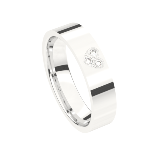 Juweel Trouwring Traditions witgoud 18 karaat Briljant 8T160IW/50 Juweel Trouwring Traditions witgoud 18 karaat Briljant 8T160IW/50