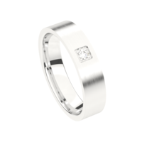 Juweel Trouwring Traditions witgoud 18 karaat Briljant 8T163DW/50 Juweel Trouwring Traditions witgoud 18 karaat Briljant 8T163DW/50