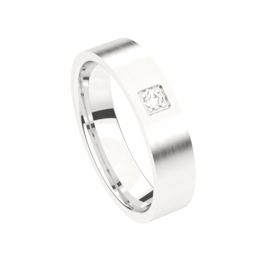Juweel Trouwring Traditions witgoud 18 karaat Briljant 8T163DW/50 Juweel Trouwring Traditions witgoud 18 karaat Briljant 8T163DW/50
