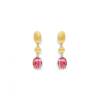 Juweel Nanis oorbellen geelgoud 18 karaat briljanten en roze tourmalijn OS4-598 'CV-2293-TWDH' Juweel Nanis oorbellen geelgoud 18 karaat briljanten en roze tourmalijn OS4-598 'CV-2293-TWDH'