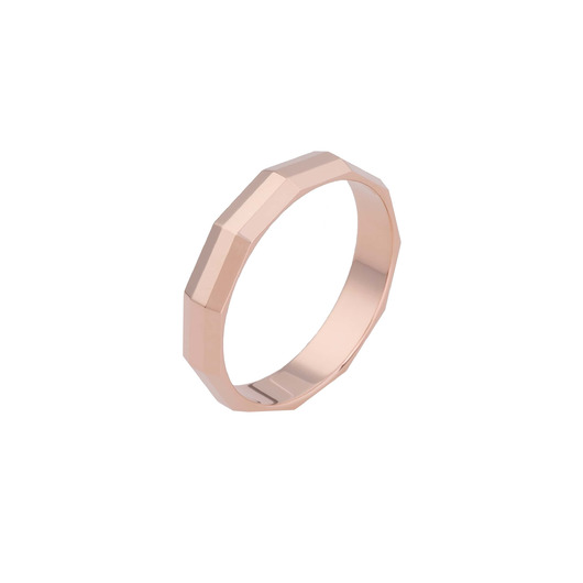 Juweel Atelier P Armand trouwring roségoud 18 karaat AP R 002 4 R Juweel Atelier P Armand trouwring roségoud 18 karaat AP R 002 4 R