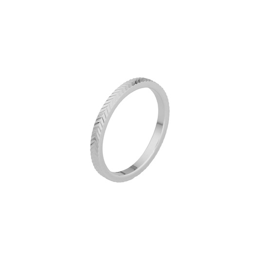 Juweel Atelier P Julia trouwring witgoud 18 karaat AP R 004 2 W Juweel Atelier P Julia trouwring witgoud 18 karaat AP R 004 2 W