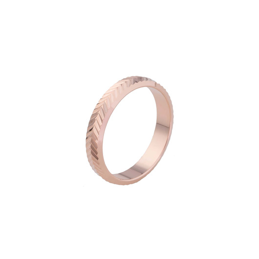 Juweel Atelier P Julia trouwring rosegoud 18 karaat AP R 004 4 R Juweel Atelier P Julia trouwring rosegoud 18 karaat AP R 004 4 R