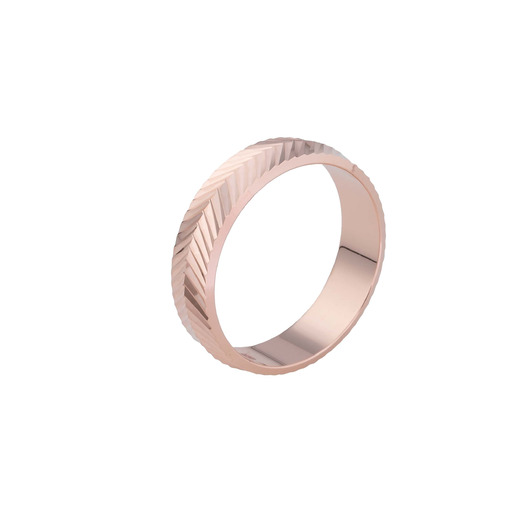 Juweel Atelier P Julia trouwring rosegoud 18 karaat AP R 004 6 R Juweel Atelier P Julia trouwring rosegoud 18 karaat AP R 004 6 R