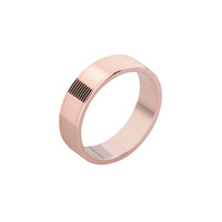 Juweel Atelier P Johan trouwring rosegoud 18 karaat AP R 005 6 R Juweel Atelier P Johan trouwring rosegoud 18 karaat AP R 005 6 R