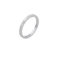 Juweel Atelier P Johan trouwring witgoud 18 karaat AP R 005 2 W Juweel Atelier P Johan trouwring witgoud 18 karaat AP R 005 2 W