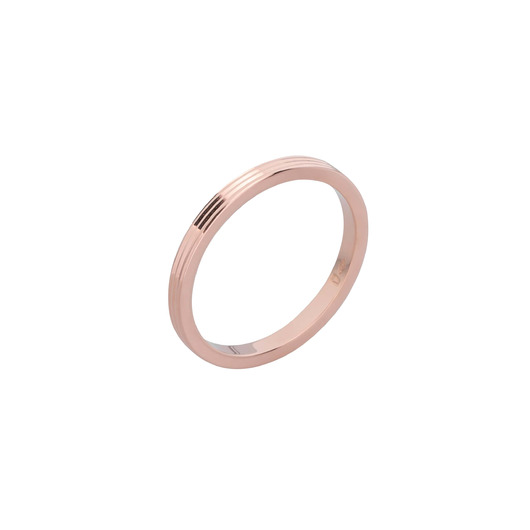 Juweel Atelier P Johan trouwring rosegoud 18 karaat AP R 005 2 R Juweel Atelier P Johan trouwring rosegoud 18 karaat AP R 005 2 R