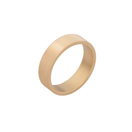 Juweel Atelier P Julie trouwring geelgoud 18 karaat AP R 006 6 Y Juweel Atelier P Julie trouwring geelgoud 18 karaat AP R 006 6 Y