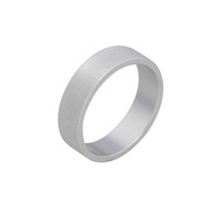 Juweel Atelier P Julie trouwring witgoud 18 karaat AP R 006 6 W Juweel Atelier P Julie trouwring witgoud 18 karaat AP R 006 6 W