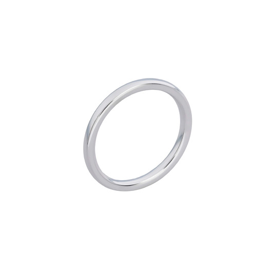 Juweel Atelier P Frans trouwring witgoud 18 karaat AP R 011 2 W Juweel Atelier P Frans trouwring witgoud 18 karaat AP R 011 2 W