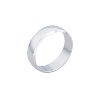 Juweel Atelier P Alfons trouwring witgoud 18 karaat AP R 015 6 W Juweel Atelier P Alfons trouwring witgoud 18 karaat AP R 015 6 W