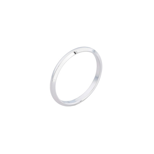 Juweel Atelier P Alfons trouwring witgoud 18 karaat AP R 015 2 W Juweel Atelier P Alfons trouwring witgoud 18 karaat AP R 015 2 W