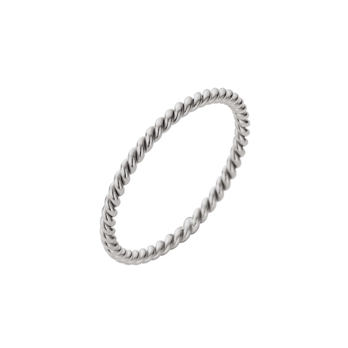 Juweel Atelier P Filip Petit trouwring witgoud 18 karaat AP R 022 1 W