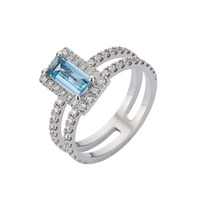 Juweel Atelier P Ring Barbara Witgoud 18 Karaat AP S 057 Juweel Atelier P Ring Barbara Witgoud 18 Karaat AP S 057