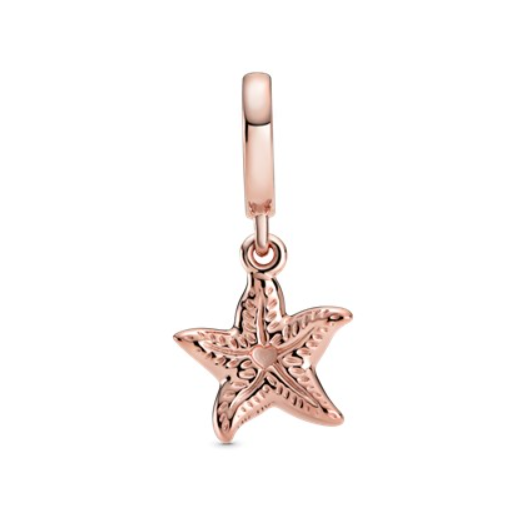 Juweel Pandora Ocean Summer Sparkling Starfish Dangle Charm 788942C01 