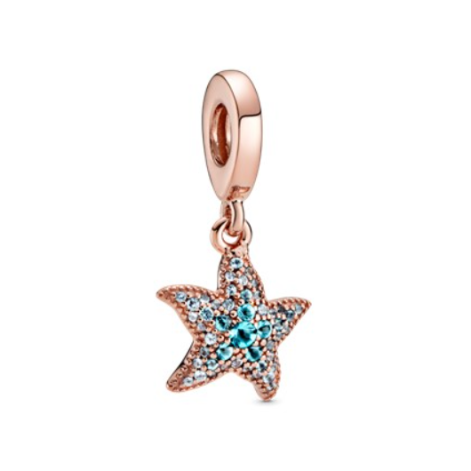 Juweel Pandora Ocean Summer Sparkling Starfish Dangle Charm 788942C01  Juweel Pandora Ocean Summer Sparkling Starfish Dangle Charm 788942C01