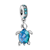 Juweel Pandora Ocean Summer Murano Glass Sea Turtle Dangle Charm 798939C01  Juweel Pandora Ocean Summer Murano Glass Sea Turtle Dangle Charm 798939C01