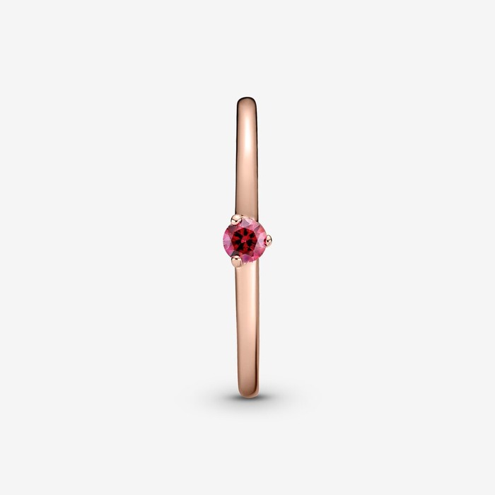 Juweel Pandora rose ring with red cubic zirconia 189259C01 