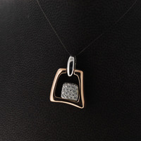 Juweel Hanger Bicolor 18 karaat Briljant 'CV-1231-TWDH'  Juweel Hanger Bicolor 18 karaat Briljant 'CV-1231-TWDH'