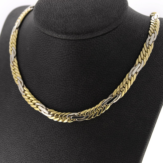 Juweel Collier Bicolor Goud 18 karaat 'CV-1309-TWDH' Juweel Collier Bicolor Goud 18 karaat 'CV-1309-TWDH'