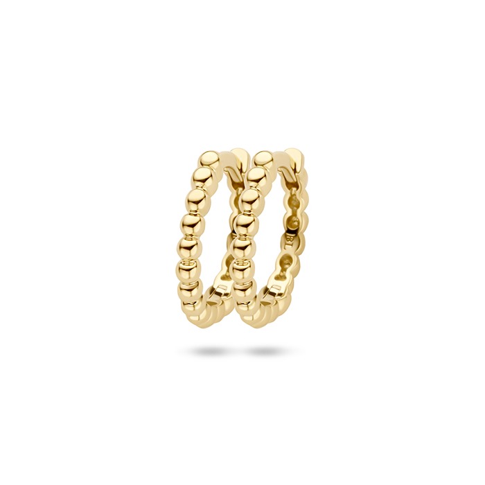 Juweel Blush oorbellen 14 karaat geel goud 7264YGO 