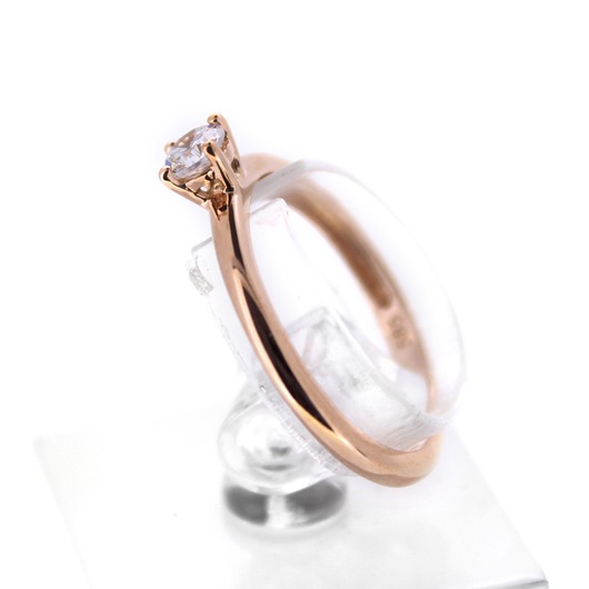 Juweel Blush Ring roségoud 18 karaat met zirkonium '6019/CV-twdh' 