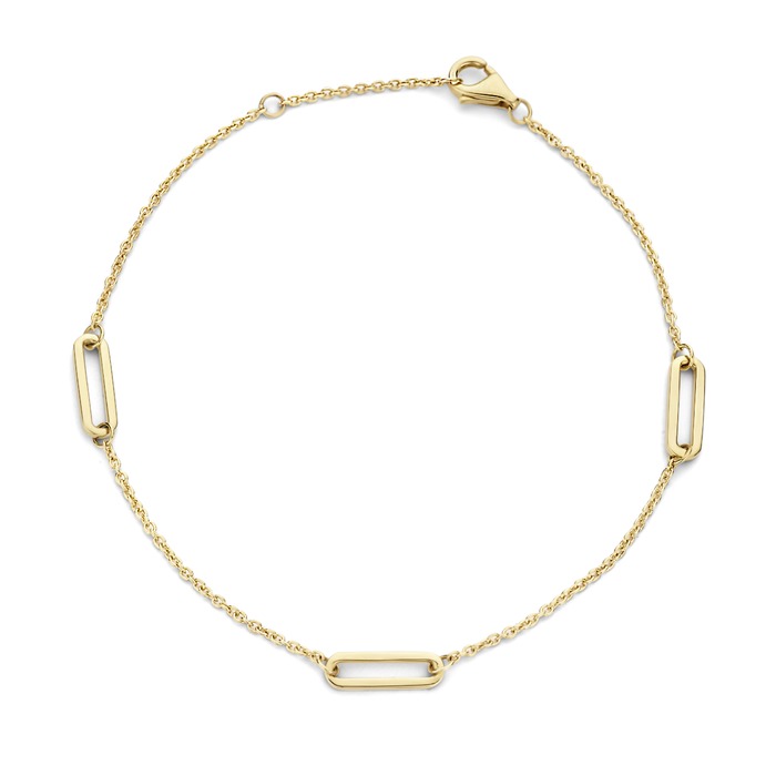 Juweel Blush armband 14 karaat geel goud 2179YGO 