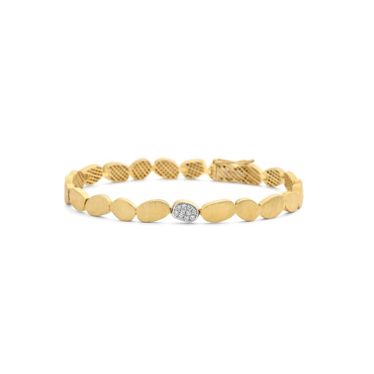 Juweel Femme Adorée armband 18 karaat geel goud diamant 03A0300 