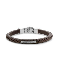 Juweel Buddha To Buddha Komang Small Leather Bracelet Brown 162BR Juweel Buddha To Buddha Komang Small Leather Bracelet Brown 162BR