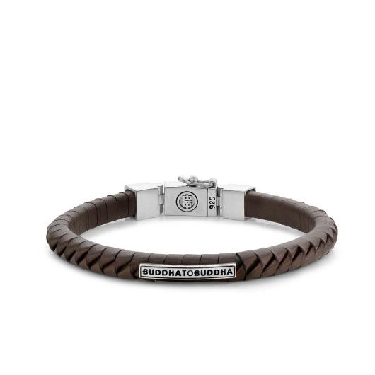 Juweel Buddha To Buddha Komang Small Leather Bracelet Brown 162BR 