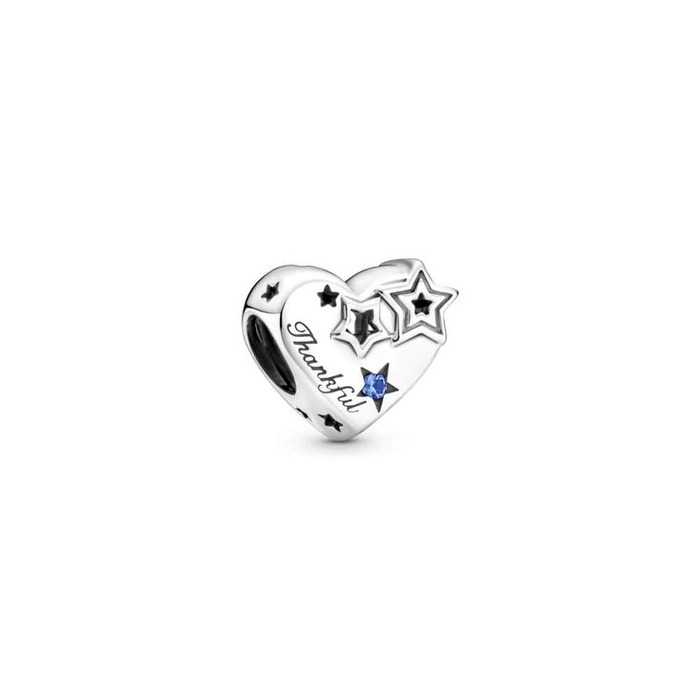 Juweel Pandora Dankbaar Hart & Sterren Bedel Zilver925 799527C01
