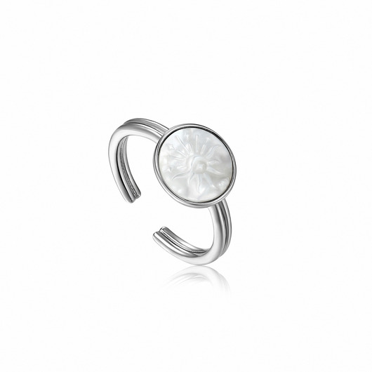 Juweel Ania Haie Wild Soul Sunbeam Emblem Silver Adjustable Ring R030-05H  Juweel Ania Haie Wild Soul Sunbeam Emblem Silver Adjustable Ring R030-05H